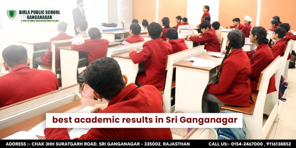 best academic results in Sri Ganganagar