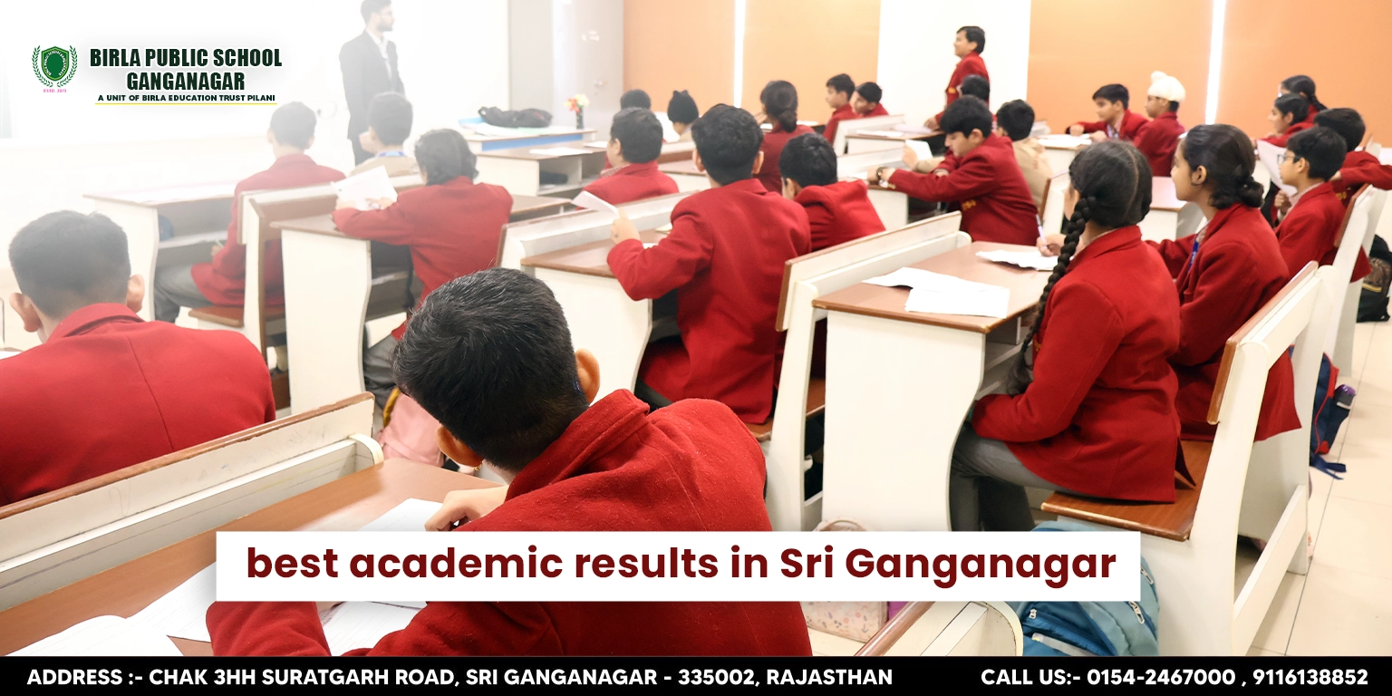 best academic results in Sri Ganganagar