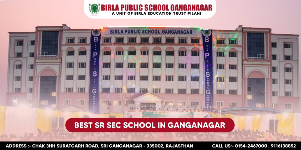 best sr sec school in ganganagar