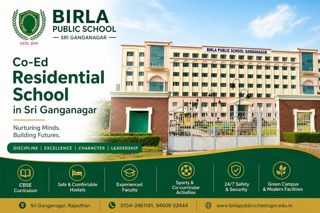 Co-Ed Residential School in Sri Ganganagar